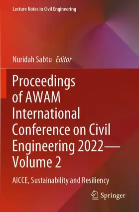 Sabtu |  Proceedings of AWAM International Conference on Civil Engineering 2022-Volume 2 | Buch |  Sack Fachmedien