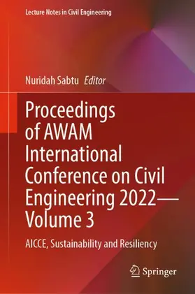 Sabtu |  Proceedings of AWAM International Conference on Civil Engineering 2022 - Volume 3 | Buch |  Sack Fachmedien