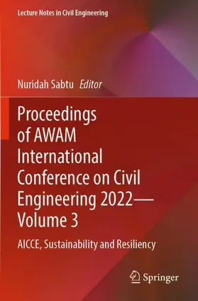 Sabtu |  Proceedings of AWAM International Conference on Civil Engineering 2022 - Volume 3 | Buch |  Sack Fachmedien