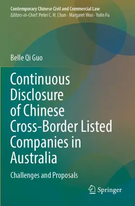 Guo |  Continuous Disclosure of Chinese Cross-Border Listed Companies in Australia | Buch |  Sack Fachmedien