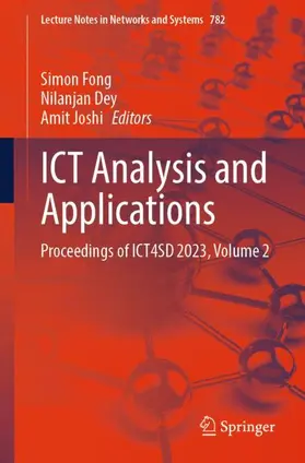 Fong / Joshi / Dey |  ICT Analysis and Applications | Buch |  Sack Fachmedien
