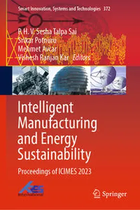 Talpa Sai / Potnuru / Avcar | Intelligent Manufacturing and Energy Sustainability | E-Book | www.sack.de