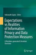 Gupta |  Expectations Vs Realities of Information Privacy and Data Protection Measures | Buch |  Sack Fachmedien