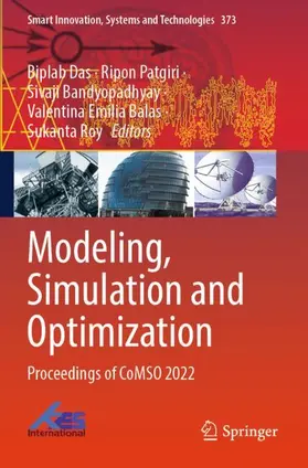 Das / Patgiri / Roy |  Modeling, Simulation and Optimization | Buch |  Sack Fachmedien