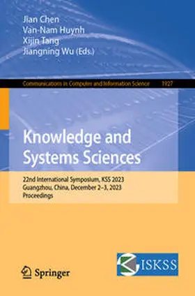 Chen / Huynh / Tang |  Knowledge and Systems Sciences | eBook | Sack Fachmedien