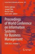 Iglesias / Joshi / Shin |  Proceedings of World Conference on Information Systems for Business Management | Buch |  Sack Fachmedien