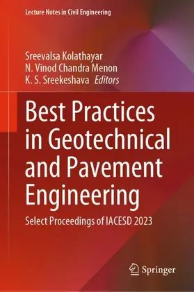 Kolathayar / Sreekeshava / Vinod Chandra Menon |  Best Practices in Geotechnical and Pavement Engineering | Buch |  Sack Fachmedien
