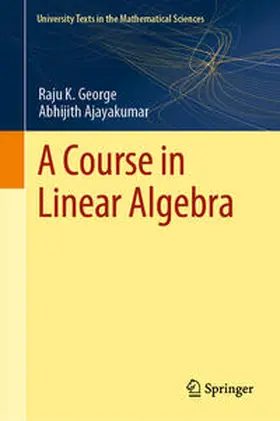 George / Ajayakumar |  A Course in Linear Algebra | eBook | Sack Fachmedien