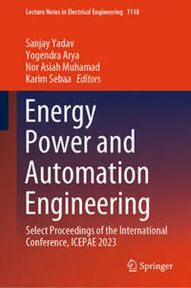 Yadav / Arya / Muhamad | Energy Power and Automation Engineering | E-Book | sack.de