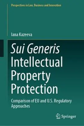 Kazeeva | Sui Generis Intellectual Property Protection | E-Book | www.sack.de