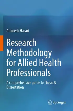 Hazari |  Research Methodology for Allied Health Professionals | Buch |  Sack Fachmedien