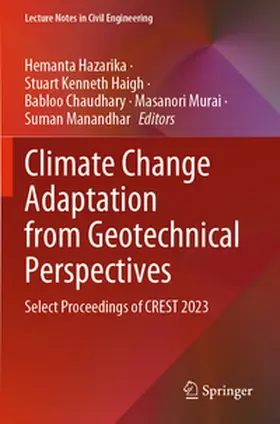 Hazarika / Haigh / Manandhar |  Climate Change Adaptation from Geotechnical Perspectives | Buch |  Sack Fachmedien