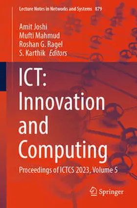 Joshi / Mahmud / Ragel | ICT: Innovation and Computing | E-Book | sack.de