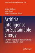 Mathew / Juwono / Gopal |  Artificial Intelligence for Sustainable Energy | Buch |  Sack Fachmedien