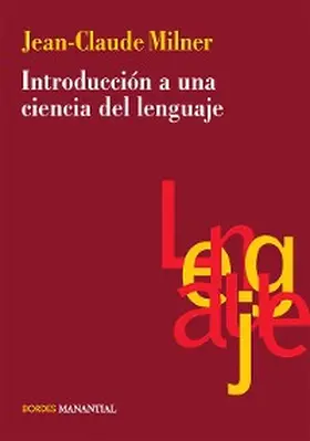 Milner |  Introducción a una ciencia del lenguaje | eBook | Sack Fachmedien