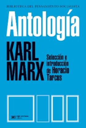 Marx / Tarcus | Antología | E-Book | www.sack.de