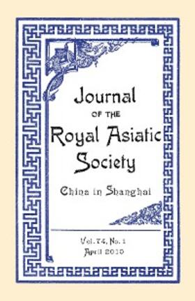 Shen |  Journal of the Royal Asiatic Society China 2010 | eBook | Sack Fachmedien