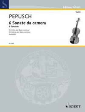 Kolneder |  6 Sonate da camera | Sonstiges |  Sack Fachmedien