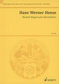  Richard Wagnersche Klavierlieder | Sonstiges |  Sack Fachmedien