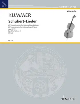 Birtel |  Schubert-Lieder 01. Violoncello und Klavier | Buch |  Sack Fachmedien