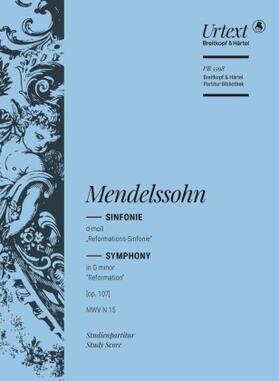 Mendelssohn Bartholdy / Schmidt | Mendelssohn Bartholdy, F: Sinfonie Nr. 5 MWV N15 [op. 107] d | Sonstiges | 979-000421495-4 | sack.de