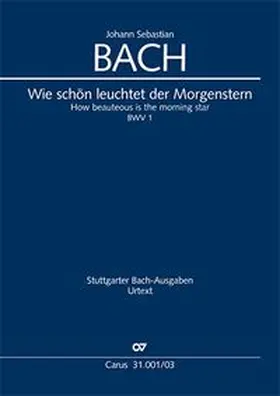 Bach / Kubik |  Wie schön leuchtet der Morgenstern (Klavierauszug) | Buch |  Sack Fachmedien