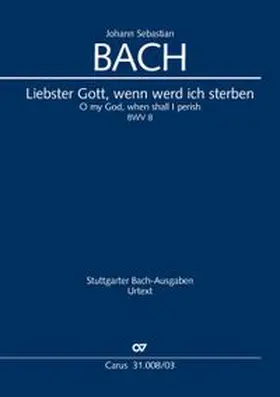 Bach / Kubik |  Liebster Gott, wenn werd ich sterben (Klavierauszug) | Buch |  Sack Fachmedien