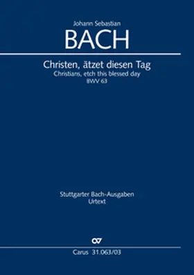 Kubik / Bach |  Christen, ätzet diesen Tag | Buch |  Sack Fachmedien