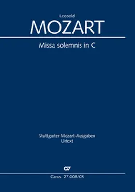 Mozart |  Missa solemnis in C (Klavierauszug) | Buch |  Sack Fachmedien