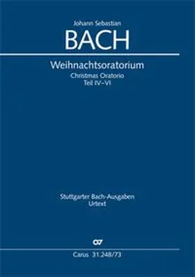 Bach | Weihnachtsoratorium (Klavierauszug deutsch/englisch) | Buch | 979-000707945-1 | www.sack.de