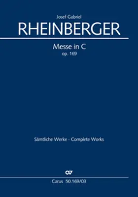 Rheinberger |  Messe in C (Klavierauszug) | Buch |  Sack Fachmedien
