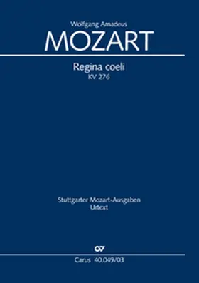 Mozart / Over |  Regina coeli (Klavierauszug) | Buch |  Sack Fachmedien