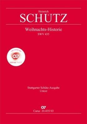 Schütz |  Weihnachts-Historie (Klavierauszug) | Buch |  Sack Fachmedien