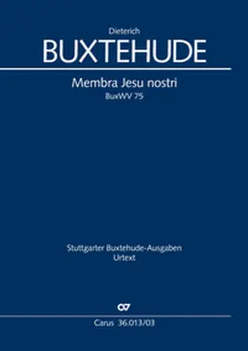 Buxtehude |  Membra Jesu nostri | Buch |  Sack Fachmedien