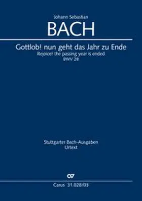 Bach / Loy |  Gottlob! nun geht das Jahr zu Ende (Klavierauszug) | Buch |  Sack Fachmedien