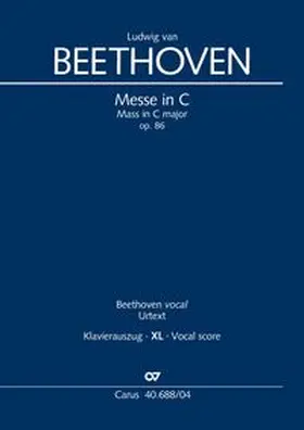 Herttrich / Beethoven |  Messe in C (Klavierauszug XL) | Buch |  Sack Fachmedien