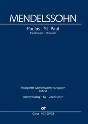 Mendelssohn Bartholdy / Todd |  Paulus (Klavierauszug deutsch/englisch XL) | Buch |  Sack Fachmedien