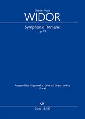 Widor / Koch |  Symphonie Romane pour Orgue | Buch |  Sack Fachmedien