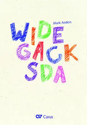 Anders |  Widegacksda (Partitur) | Buch |  Sack Fachmedien