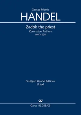 Händel / Schab |  Zadok the priest (Klavierauszug) | Buch |  Sack Fachmedien