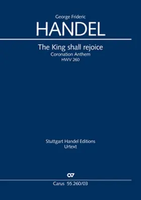 Händel / Schab |  The King shall rejoice (Klavierauszug) | Buch |  Sack Fachmedien