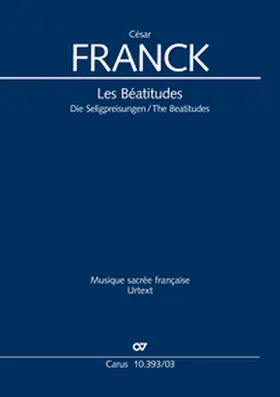 Franck |  Les Béatitudes (Klavierauszug) | Buch |  Sack Fachmedien