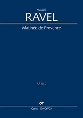 Ravel / Rigaudière |  Matinée de Provence (Klavierauszug) | Buch |  Sack Fachmedien