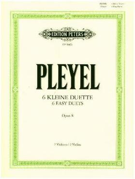 Pleyel / Herrmann |  6 kleine Duette op. 8 | Buch |  Sack Fachmedien