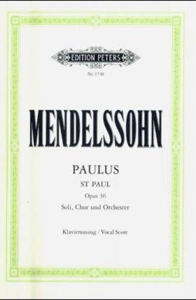Mendelssohn Bartholdy / Dörffel |  Paulus op. 36 | Buch |  Sack Fachmedien