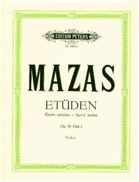 Mazas / Davisson |  Etüden op. 36 / Etudes spéciales | Buch |  Sack Fachmedien