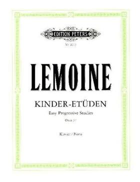 Lemoine / Ruthardt |  Kinder-Etüden op. 37 | Buch |  Sack Fachmedien