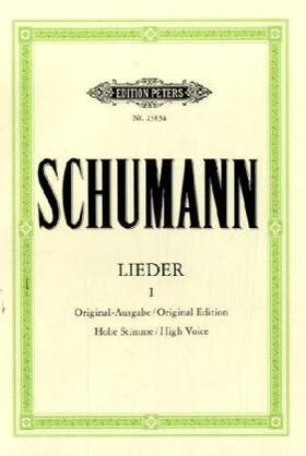 Schumann / Friedlaender |  Lieder in 3 Bänden, Urtext, Band 1 | Buch |  Sack Fachmedien