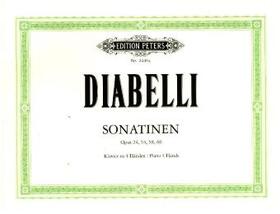 Diabelli / Ruthardt |  Sonatinen für Klavier zu 4 Händen | Buch |  Sack Fachmedien