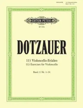 Dotzauer |  113 Violoncello-Etüden - Heft 1: Nr. 1 -34 | Buch |  Sack Fachmedien